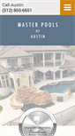 Mobile Screenshot of masterpoolsofaustin.com